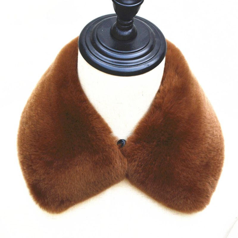 Winter Clothing Design - Real Rex Rabbit Fur Collar Women