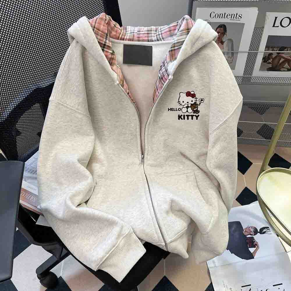 Winter Clothing For Woman - Hello Kitty Women's Hooded Sweatshirt Kawaii