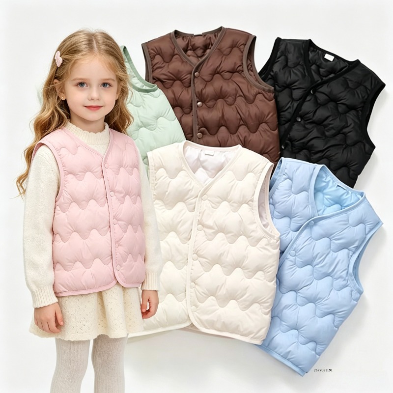 Winter Clothing 1 Year Old - New Children Warm Cotton Vest Fashion