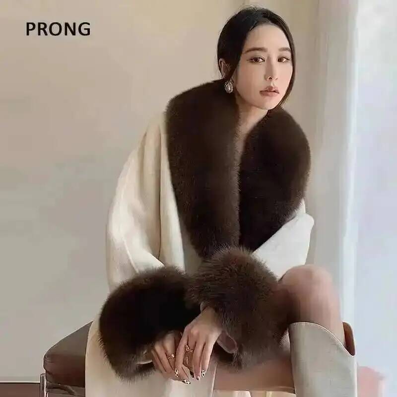 Winter Clothing Design - 100% Real Fox Fur Collar Winter