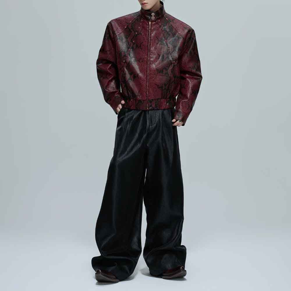 Mens Autumn Jacket Python Text – Winter Clothing Jewel Bewertung und Preis