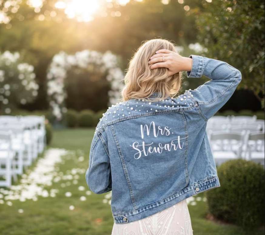 Custom Embroidered Bride Denim – Winter Clothing Design Bewertung und Preis