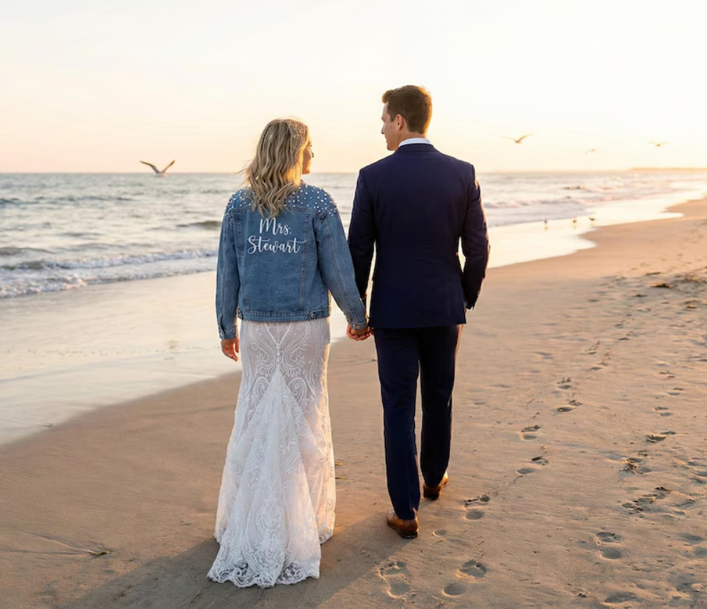 Custom Embroidered Bride Denim – Winter Clothing Design Bewertung und Preis