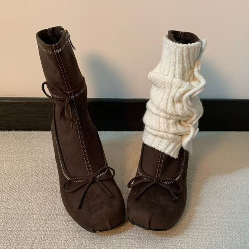 Bow High Heels Women Boots New – Winter Clothing For Woman Bewertung und Preis