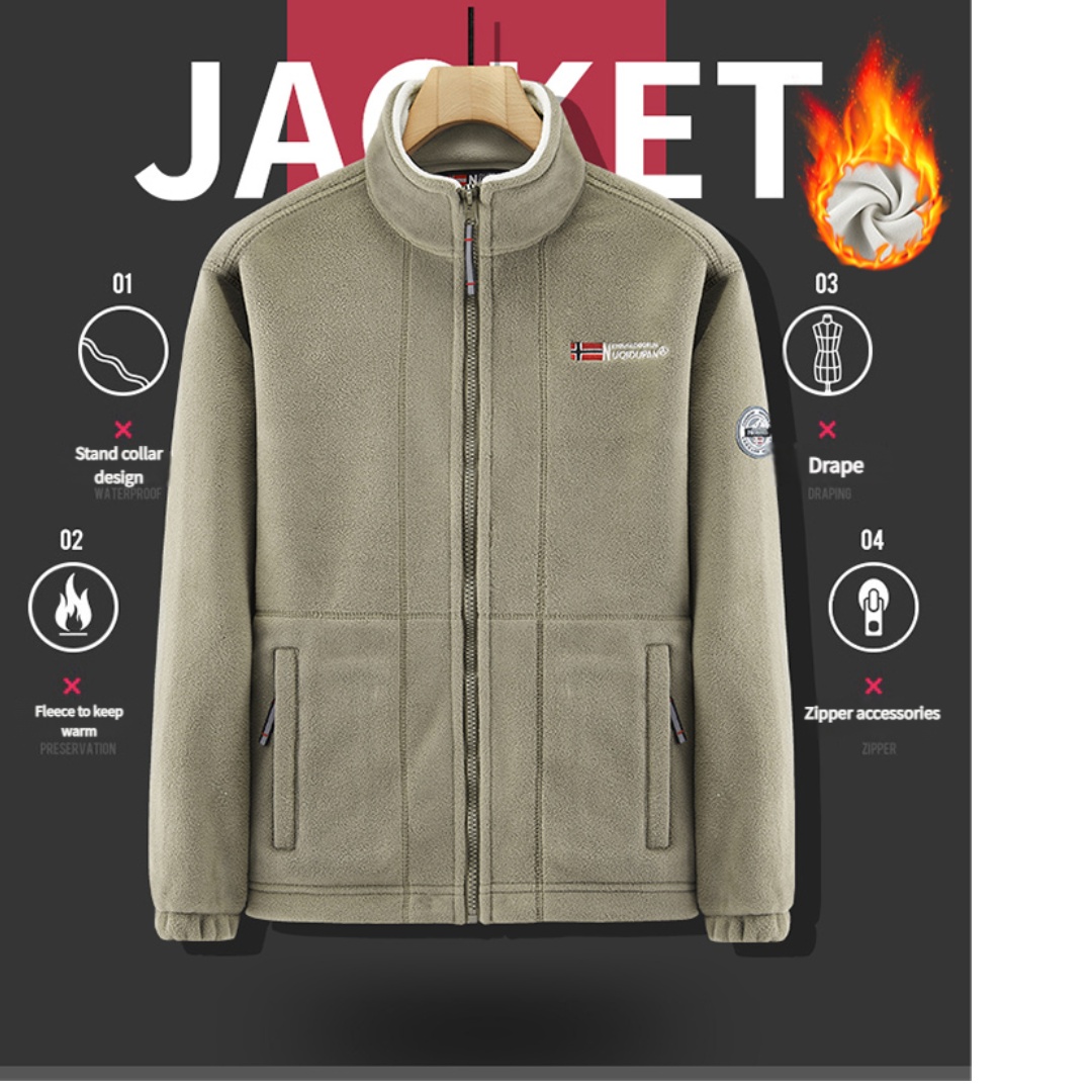 Thickened Fleece Double-sided  – Winter Clothing Norway Bewertung und Preis