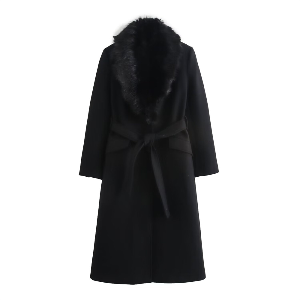 Women's Belt Warm Fur Collar C – Winter Clothing Sales Bewertung und Preis