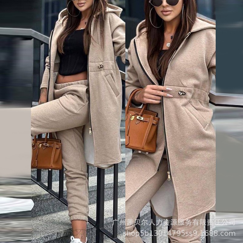 Women's Hooded Zipper Irregula – Winter Clothing Sales Bewertung und Preis
