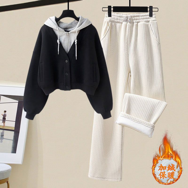 Plush and Thickened Hoodie Jac – Winter Clothing Sales Bewertung und Preis