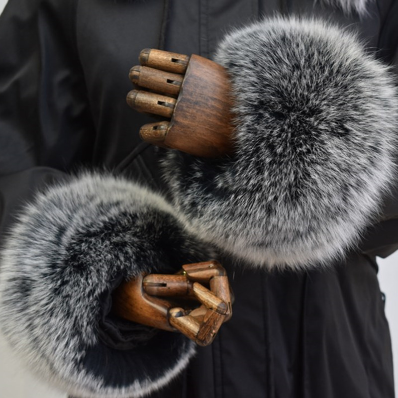 Fox Fur Cuffs For Women Whole  – Winter Clothing Design Bewertung und Preis