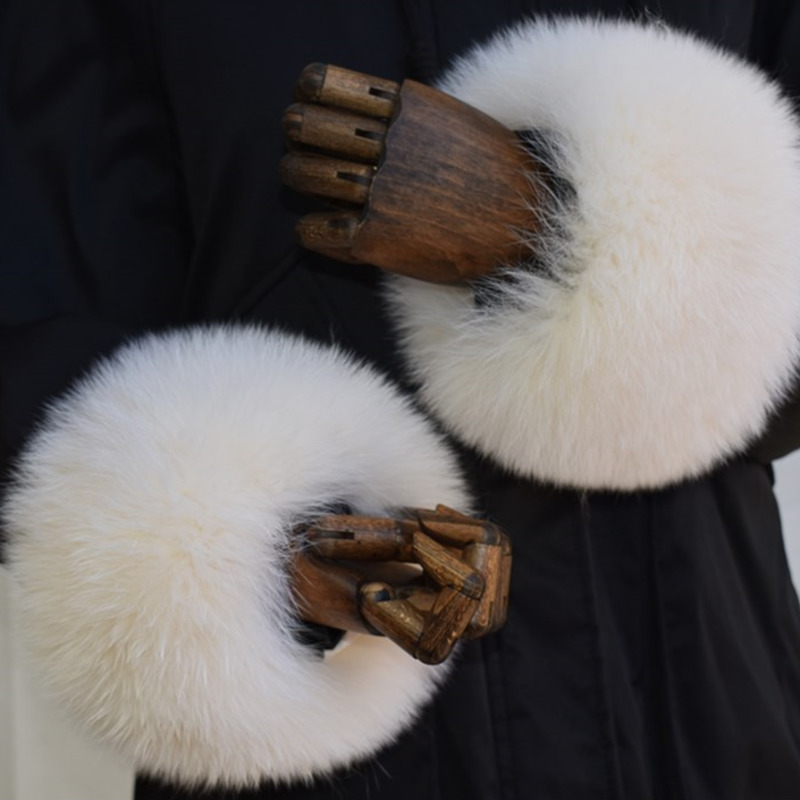 Fox Fur Cuffs For Women Whole  – Winter Clothing Design Bewertung und Preis