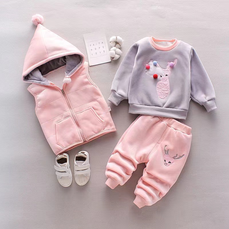 3Pcs Newborn Clothes Baby Girl – Winter Clothing 1 Year Old Bewertung und Preis