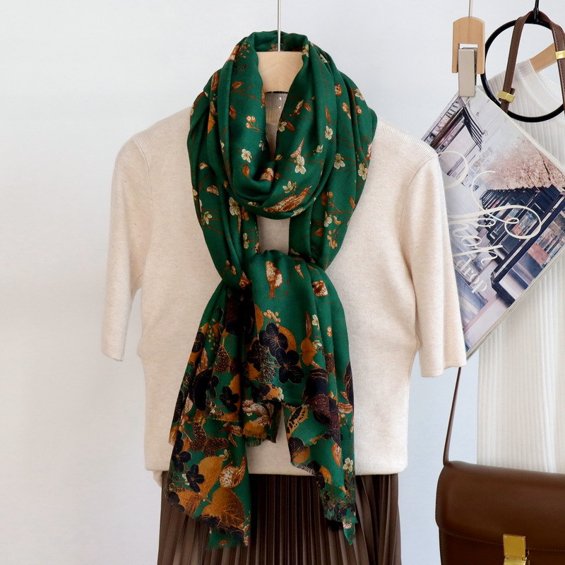 Long Green Cashmere Shawls Lux – Winter Clothing Design Bewertung und Preis