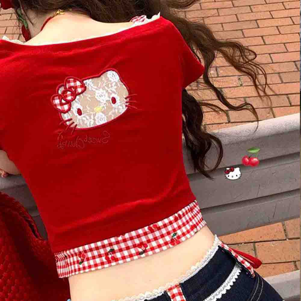Hello Kitties Summer Women's S – Winter Clothing For Woman Bewertung und Preis
