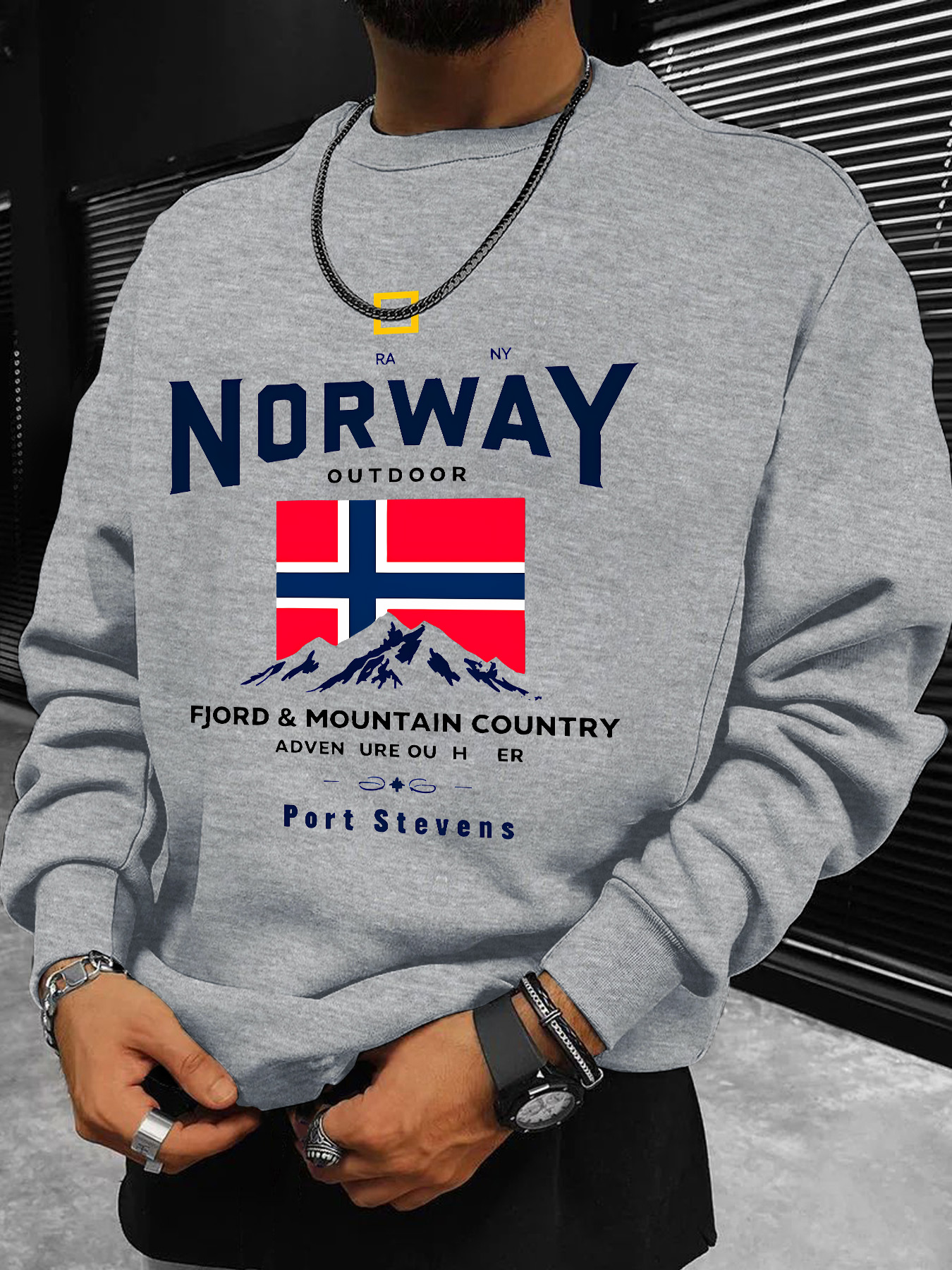 Men's sweatshirt, Norwegian fl – Winter Clothing Norway Bewertung und Preis