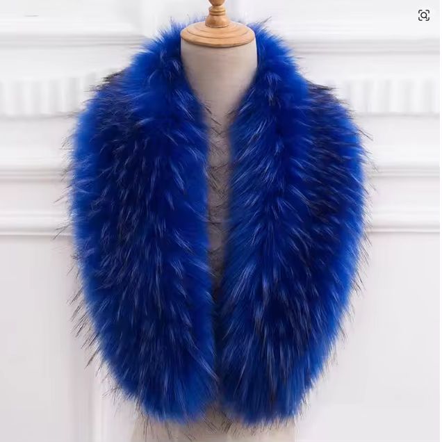 Natural Fur Collar Real raccoo – Winter Clothing Design Bewertung und Preis