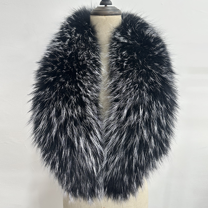 Natural Fur Collar Real raccoo – Winter Clothing Design Bewertung und Preis