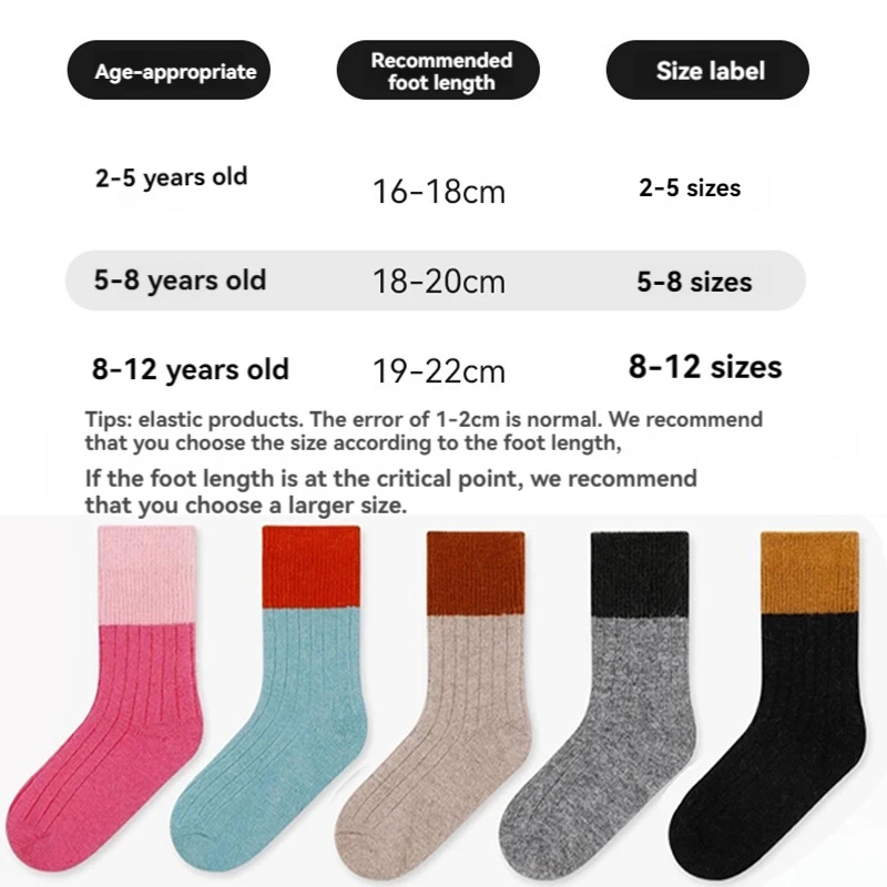 Socks Girl Wool Child Keep War – Winter Clothing 1 Year Old Bewertung und Preis