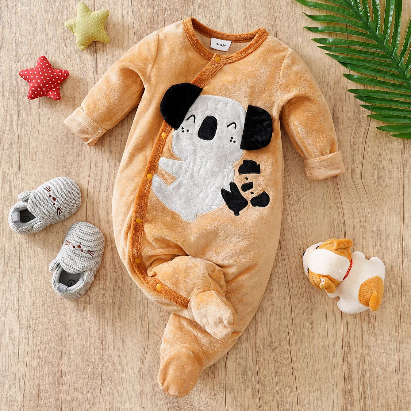 2pcs Newbaby foot jumpsuit Emb – Winter Clothing 1 Year Old Bewertung und Preis