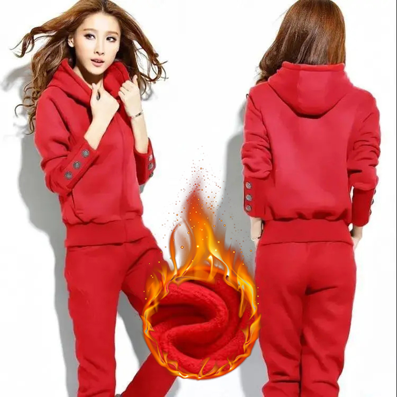 Winter 2 Pieces Sets Hooded Pl – Winter Clothing Sales Bewertung und Preis
