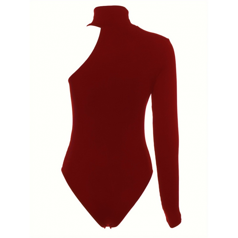 Solid Asymmetric One Shoulder  – Winter Clothing For Woman Bewertung und Preis