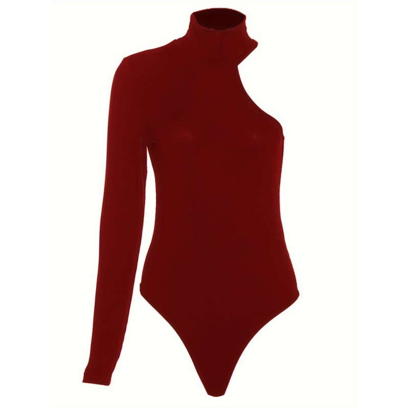 Solid Asymmetric One Shoulder  – Winter Clothing For Woman Bewertung und Preis
