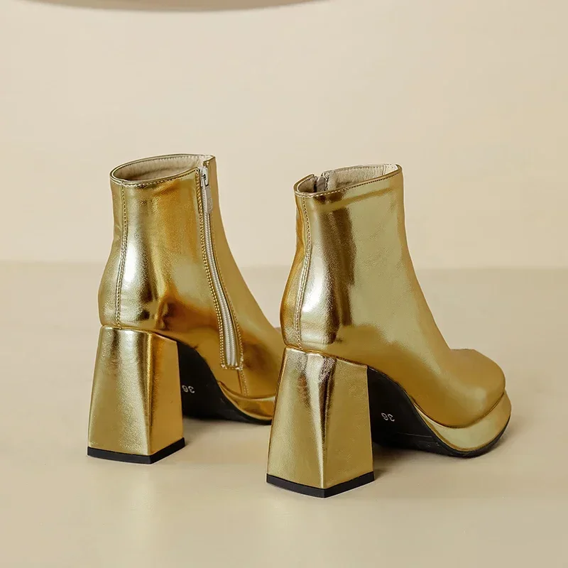 Shiny Silver Gold Winter Autum – Winter Clothing For Woman Bewertung und Preis