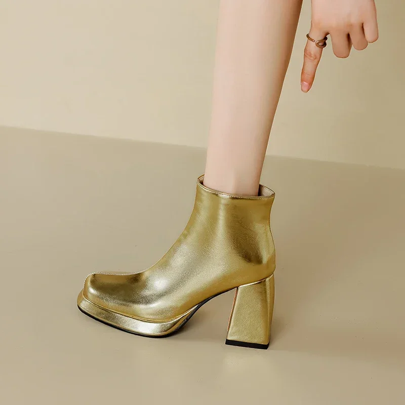 Shiny Silver Gold Winter Autum – Winter Clothing For Woman Bewertung und Preis