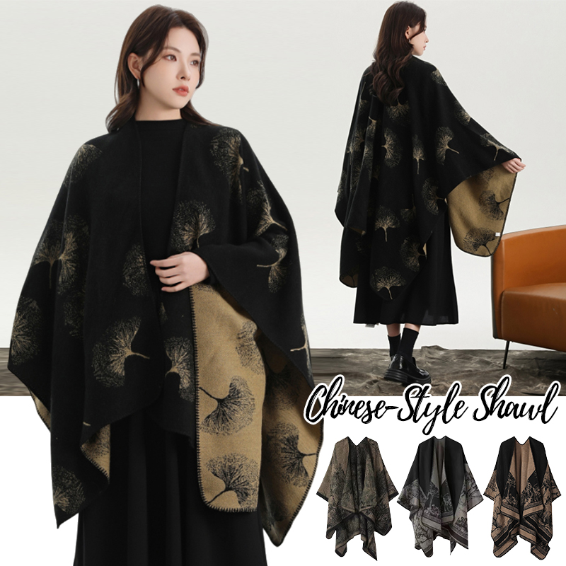Printed Knitted Shawl for Wome – Winter Clothing Gift Ideas Bewertung und Preis