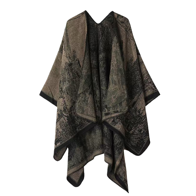 Printed Knitted Shawl for Wome – Winter Clothing Gift Ideas Bewertung und Preis
