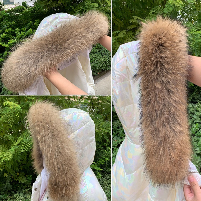Real Fur Collar for Coat Parka – Winter Clothing Design Bewertung und Preis