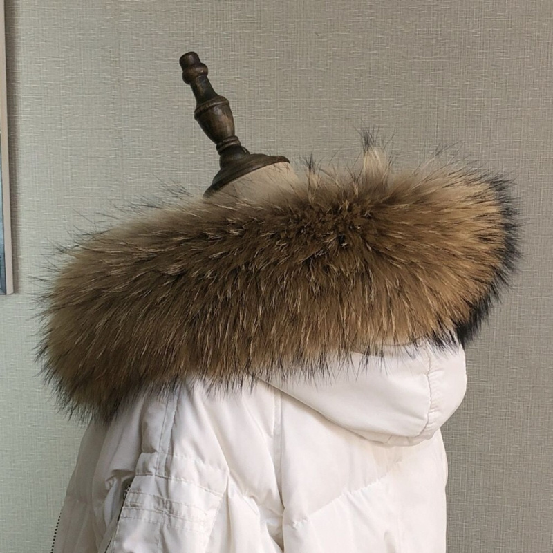 Real Fur Collar for Coat Parka – Winter Clothing Design Bewertung und Preis