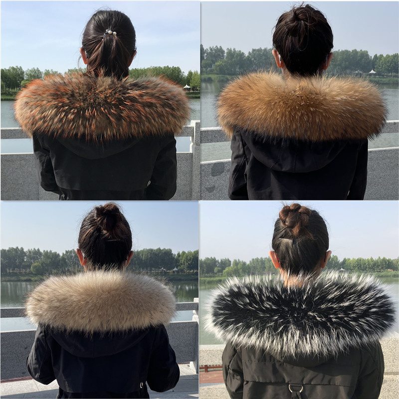 Raccoon Fur Collar Winter Supe – Winter Clothing Design Bewertung und Preis