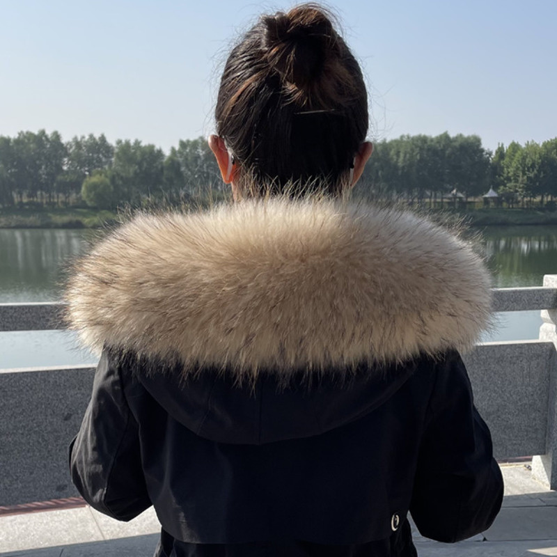 Raccoon Fur Collar Winter Supe – Winter Clothing Design Bewertung und Preis