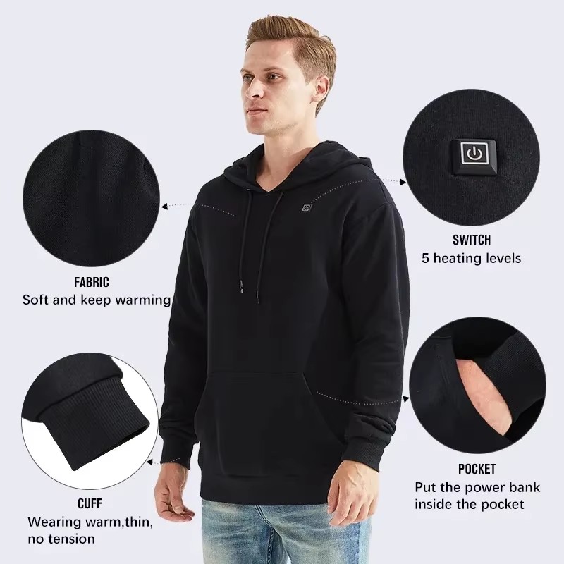 Women USB Heating Hoodies men  – Winter Clothing Design Bewertung und Preis