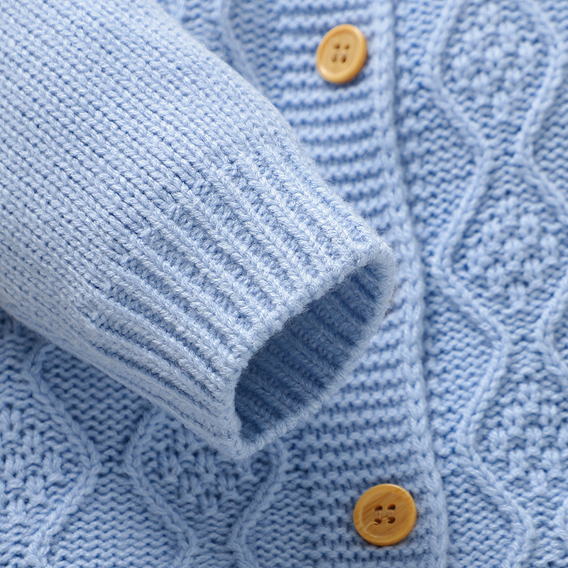 Blue Baby Rompers Knit Fashion – Winter Clothing 1 Year Old Bewertung und Preis