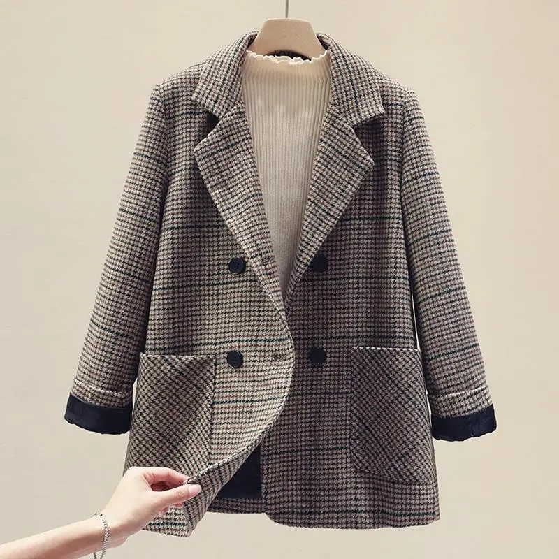 2026 Houndstooth Woolen Coats  – Winter Clothing Trends 2026 Bewertung und Preis