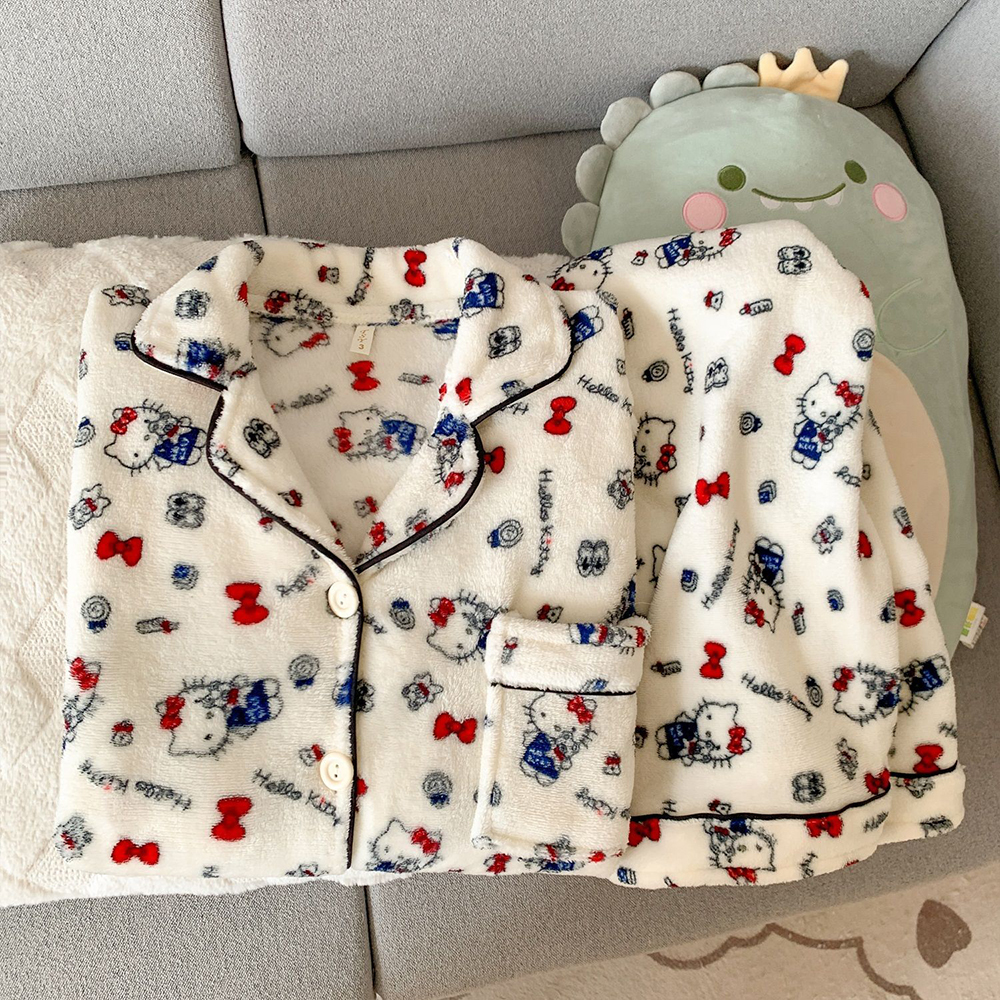 Sanrio Hello Kitty Flannel Wom – Winter Clothing For Woman Bewertung und Preis