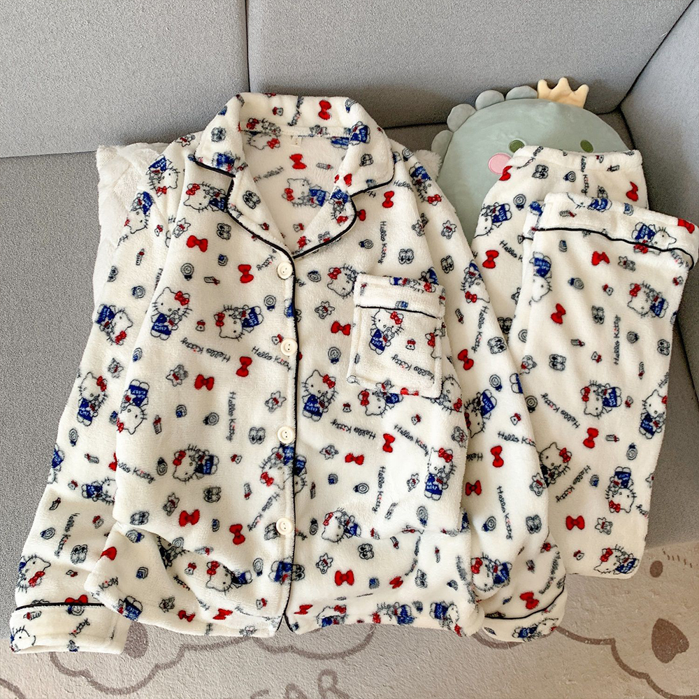 Sanrio Hello Kitty Flannel Wom – Winter Clothing For Woman Bewertung und Preis