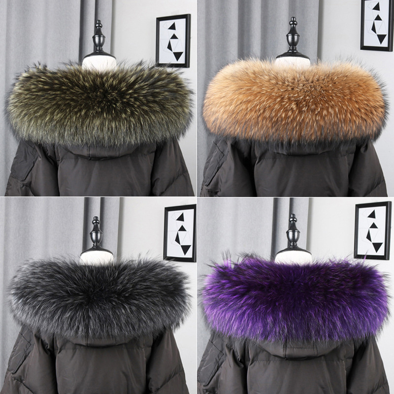 100% Real Fur Collar Coat Wint – Winter Clothing Design Bewertung und Preis