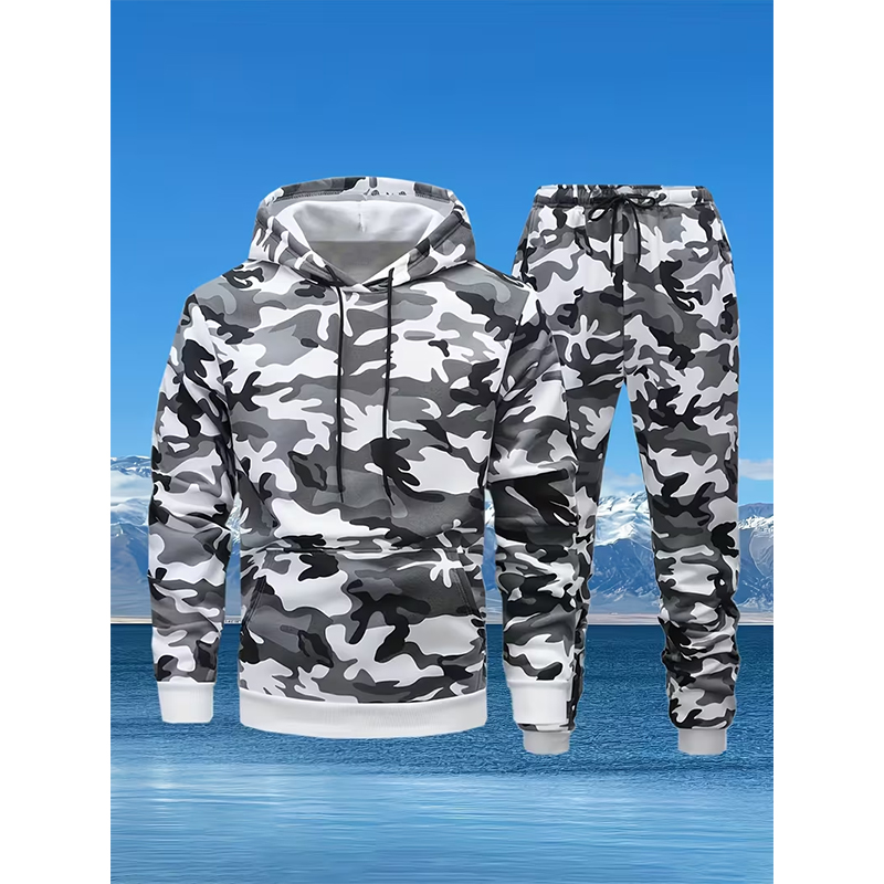 Autumn Camouflage 3D Print Hoo – Winter Clothing For Woman Bewertung und Preis