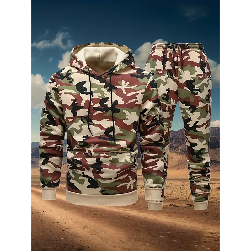 Autumn Camouflage 3D Print Hoo – Winter Clothing For Woman Bewertung und Preis