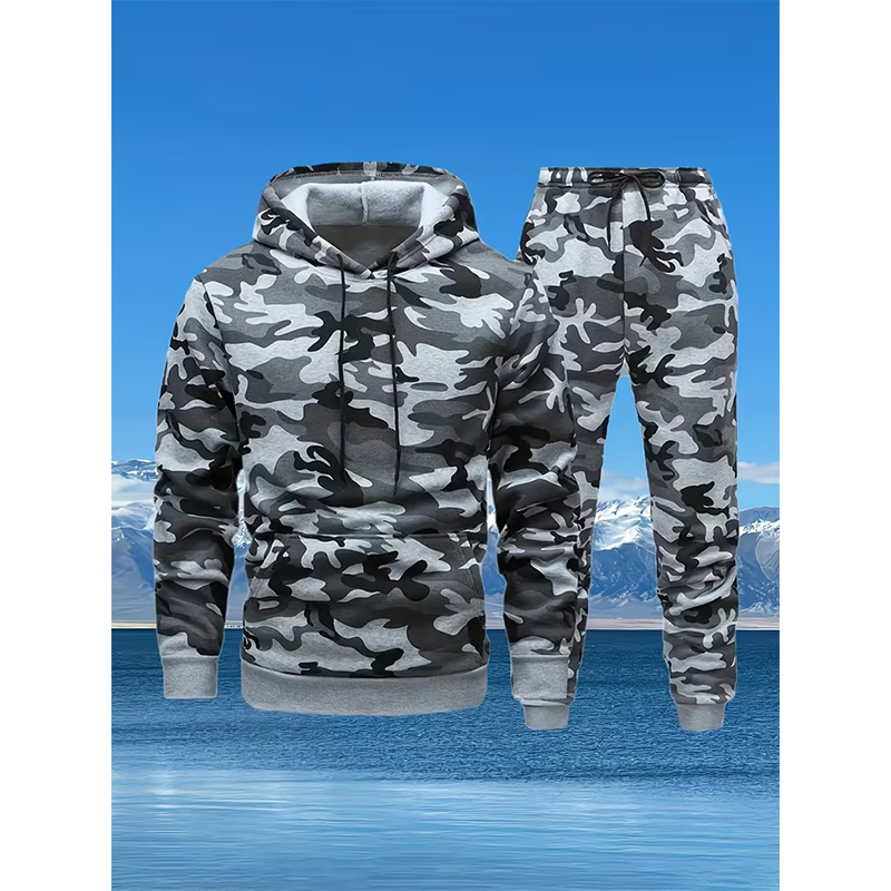 Autumn Camouflage 3D Print Hoo – Winter Clothing For Woman Bewertung und Preis