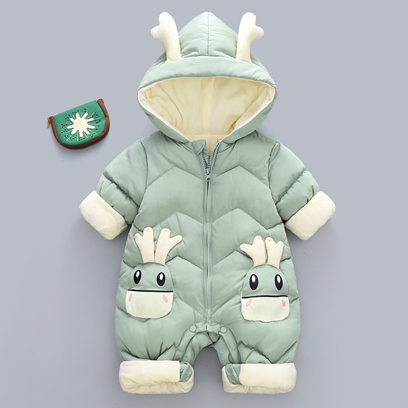 1-3Y Infant Thick Velvet Rompe – Winter Clothing 1 Year Old Bewertung und Preis