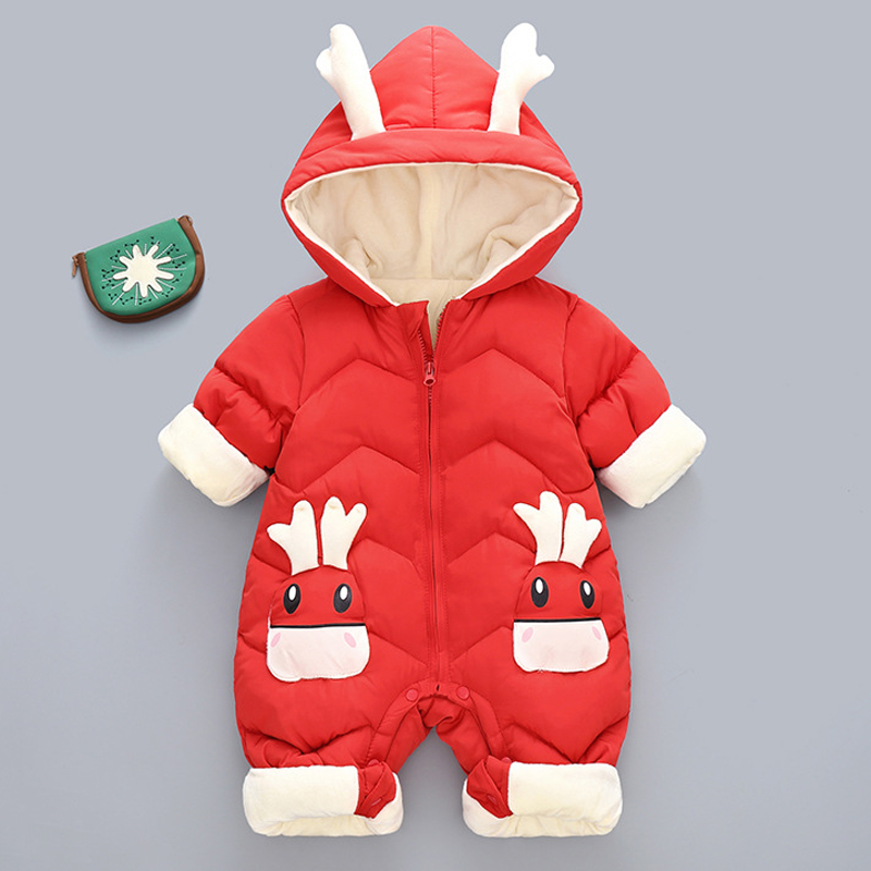 1-3Y Infant Thick Velvet Rompe – Winter Clothing 1 Year Old Bewertung und Preis