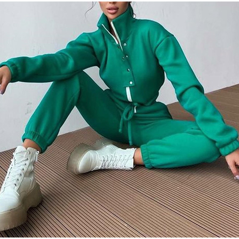 Casual Stand Collar Jumpsuits  – Winter Clothing Sales Bewertung und Preis
