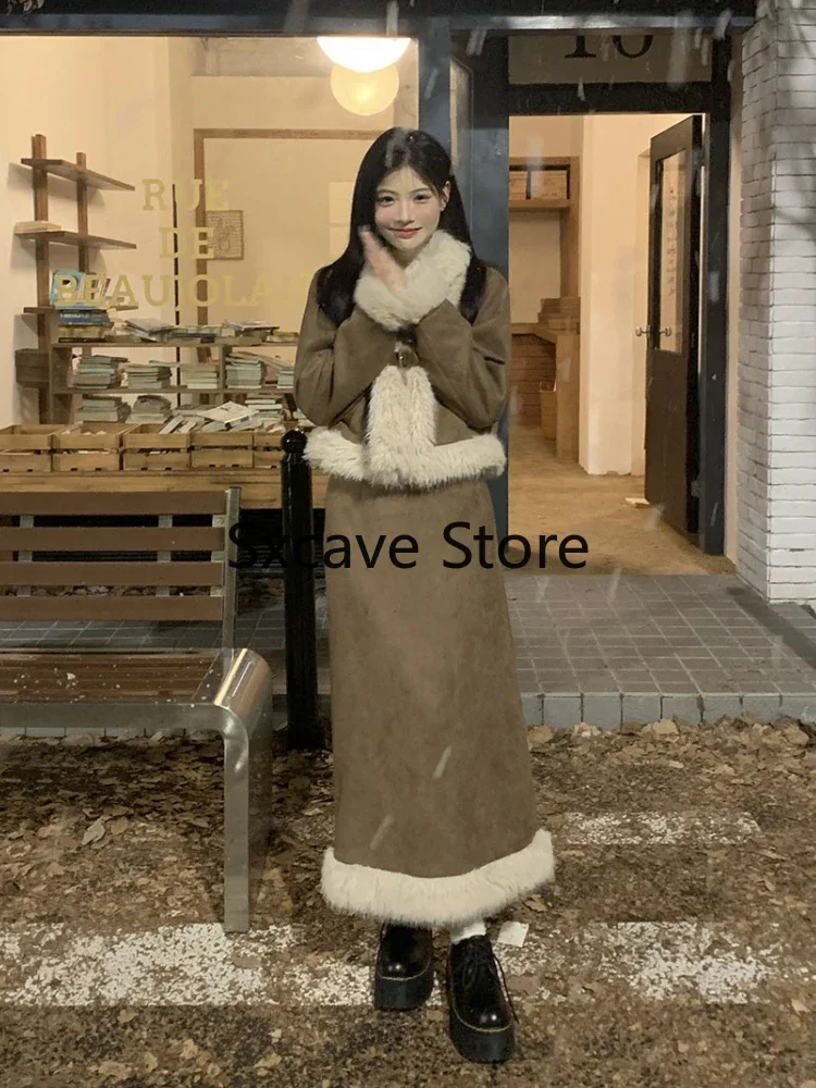 Autumn Retro Faux Fur 2 Piece  – Winter Clothing Sales Bewertung und Preis